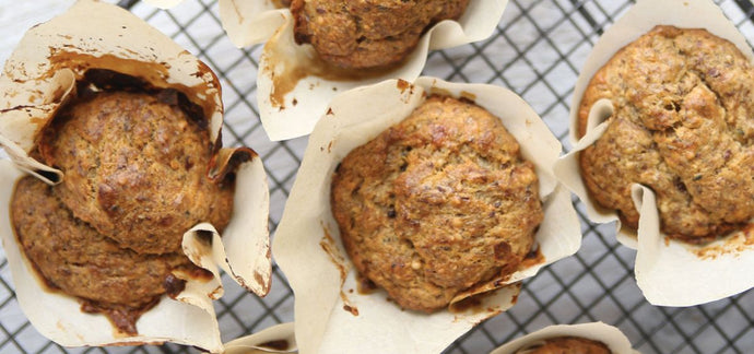 Banana and Hemp Muffins