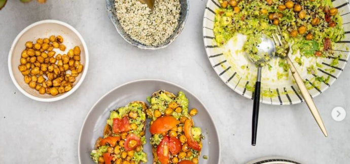 Hemp Guacamole Bruschetta