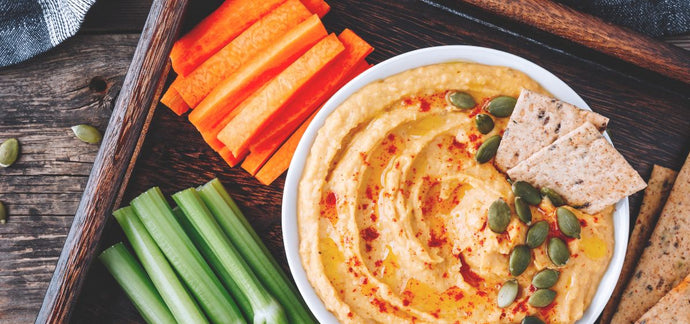 Hummus with Hemp Oil